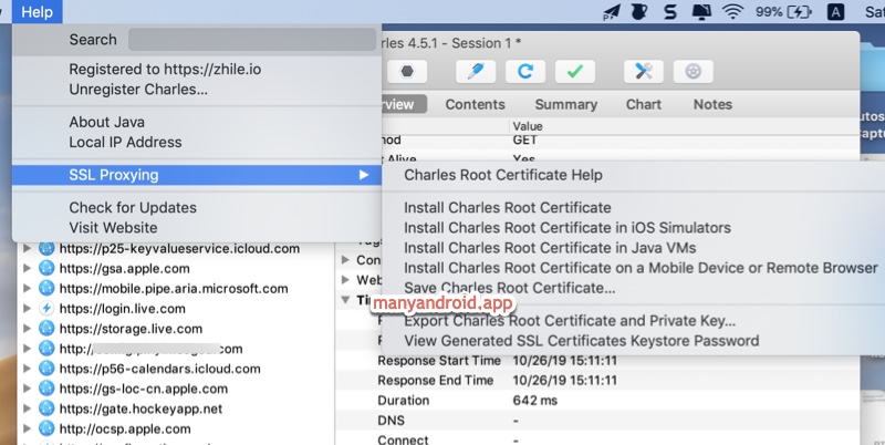 how to download a certificate from a website on mac